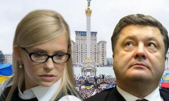 Тимошенко продолжает обгонять Порошенко на пост президента – опрос