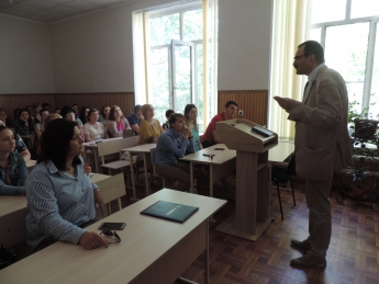 Заместитель министра образования прочел лекцию в Мелитопольском педуниверситете (фото)
