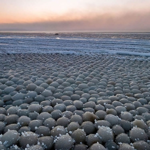 Берег озера был усыпан необычными шарами. Вот чем они оказались на самом деле…