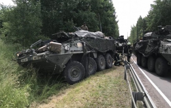 В Литве столкнулись броневики США: 13 пострадавших