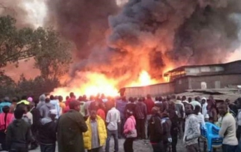 В Кении при пожаре на рынке погибли 15 человек