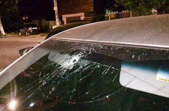 В Бердянке водитель проломил головой лобовое стекло