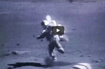 Як астронавти падають і стрибають на Місяці: NASA оприлюднило архівні відео