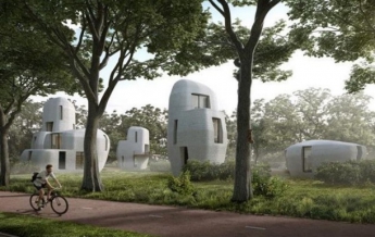 В Нидерландах на 3D-принтере напечатали жилой комплекс (видео)