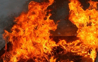 В Мелитополе сгорел киоск