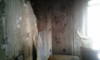 В Запорожье произошел пожар в квартире многодетной семьи (ФОТО)