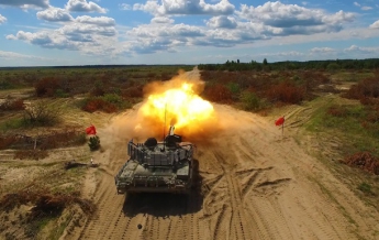 В Украине испытали модернизированный танк (видео)