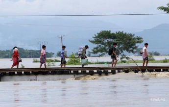 В Мьянме затопило 85 деревень из-за прорыва плотины