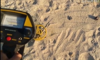 На пляже в Кирилловке искали золото (видео)
