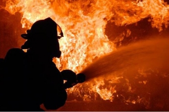 На запорожском курорте произошел пожар на крупном предприятии (ФОТО)