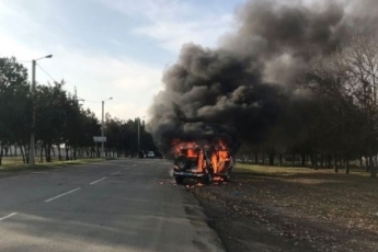 Под Одессой загорелось авто с полицейскими: подробности жуткого ЧП
