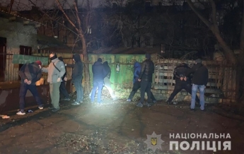 Банду грабителей поймали на горячем под Киевом (видео)