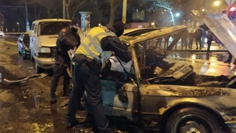В Одессе масштабное ДТП: сгорела машина, погибли два человека
