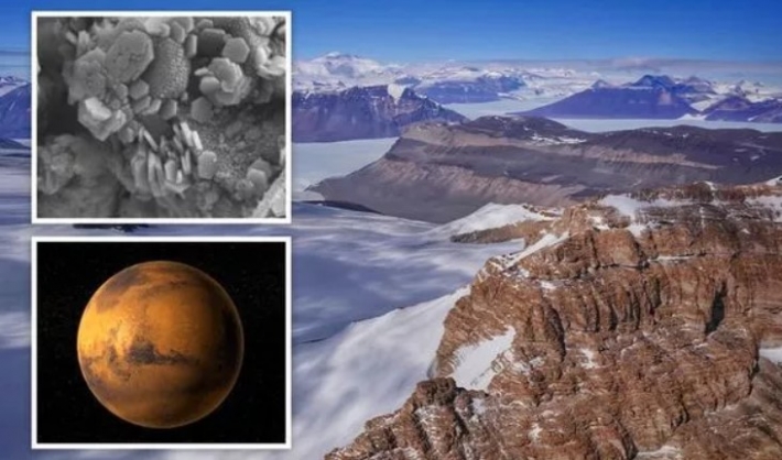 Ученые обнаружили в Антарктиде редкий минерал, "связанный" с Марсом: фото
