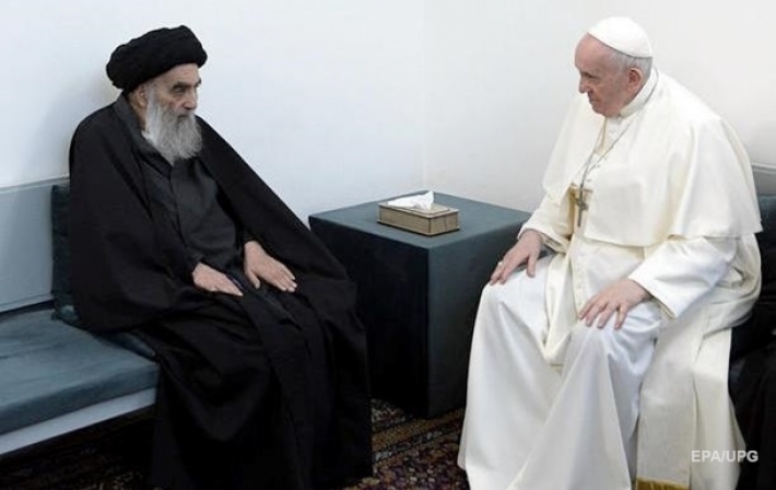 Папа Римский встретился с духовным лидером шиитов