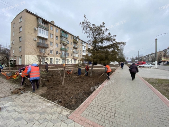 В Мелитополе заканчивают закладку нового сквера – еще 4 на подходе (фото)