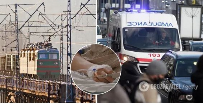 В Одессе подросток залез на поезд и получил ожоги 90% тела