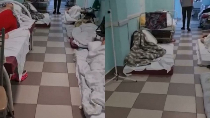 Люди лежат на полу: в Санкт-Петербурге больницы переполнены больными COVID, видео