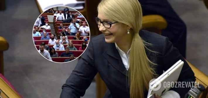 Тимошенко вызвала в Раде взрыв смеха словами о себе и олигархах (Видео)