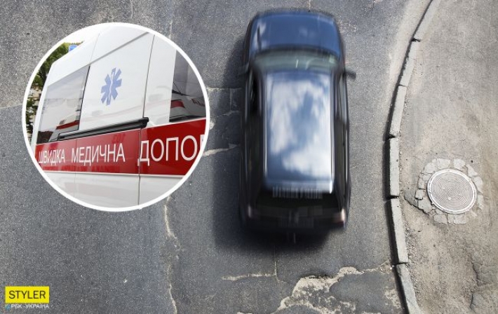 В Кропивницком мужчина из-за глубокой ямы на дороге остался без глаза (видео)
