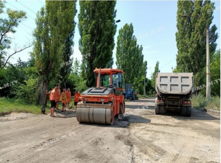 Когда в Мелитополе ремонт Каховского шоссе завершится