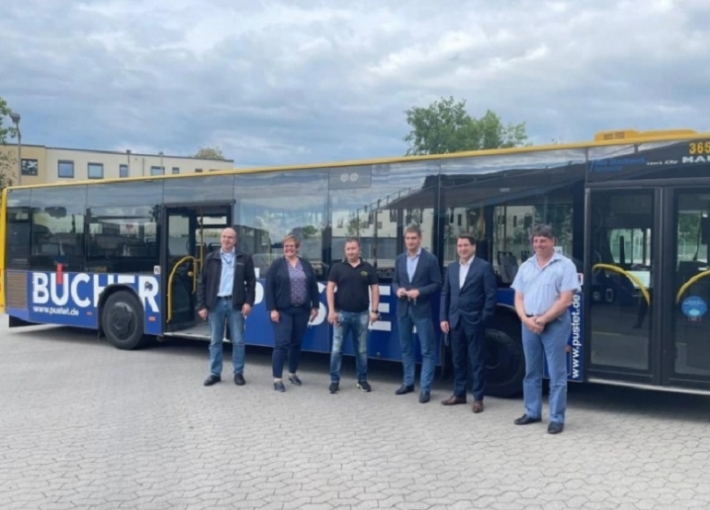 Когда на линиях в Мелитополе первые коммунальные автобусы появятся