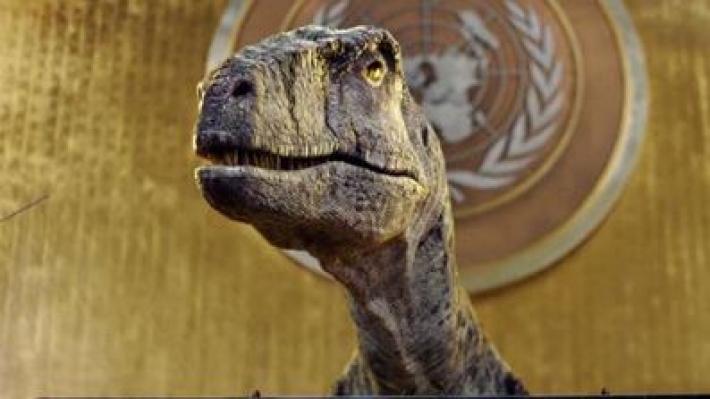 Динозавр с трибуны ООН обратился к мировым лидерам (видео)