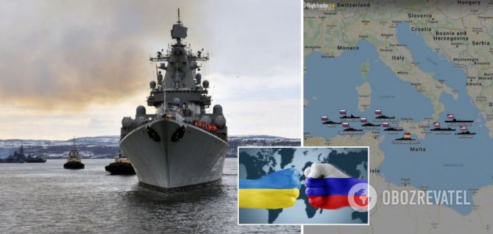 Россия направила боевые корабли в Средиземное море: в Пентагоне заговорили о втором фронте украинского кризиса