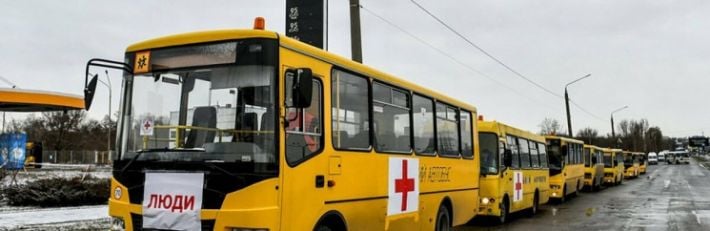 Из Запорожья выехала колонна эвакуационных автобусов