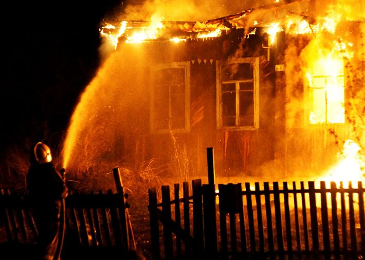 В ряде сёл Запорожской области произошли пожары