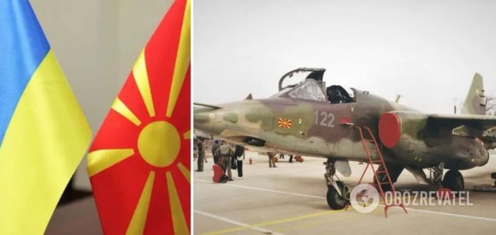 Северная Македония передала Украине 4 самолета-штурмовика Су-25, которые купила во время конфликта в 2001 году
