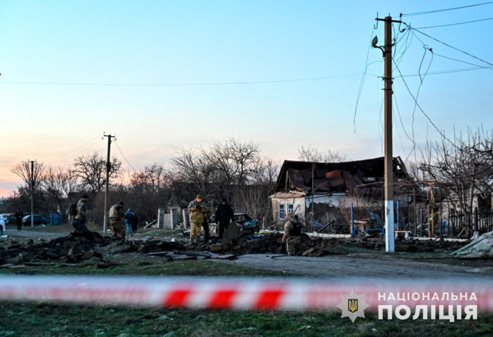 Ракетная атака на пригород Запорожья: полиция собрала доказательства военных преступлений россиян (фото)