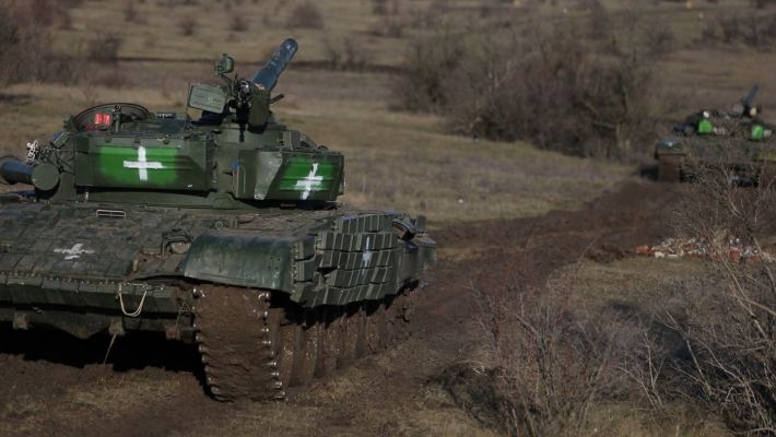 Под Запорожьем ВСУ провели танковые учения