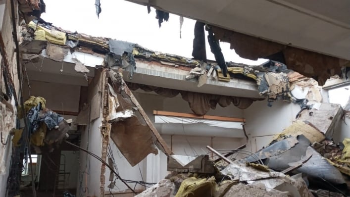 В Гуляйполе оккупанты превратили школу в руины 1
