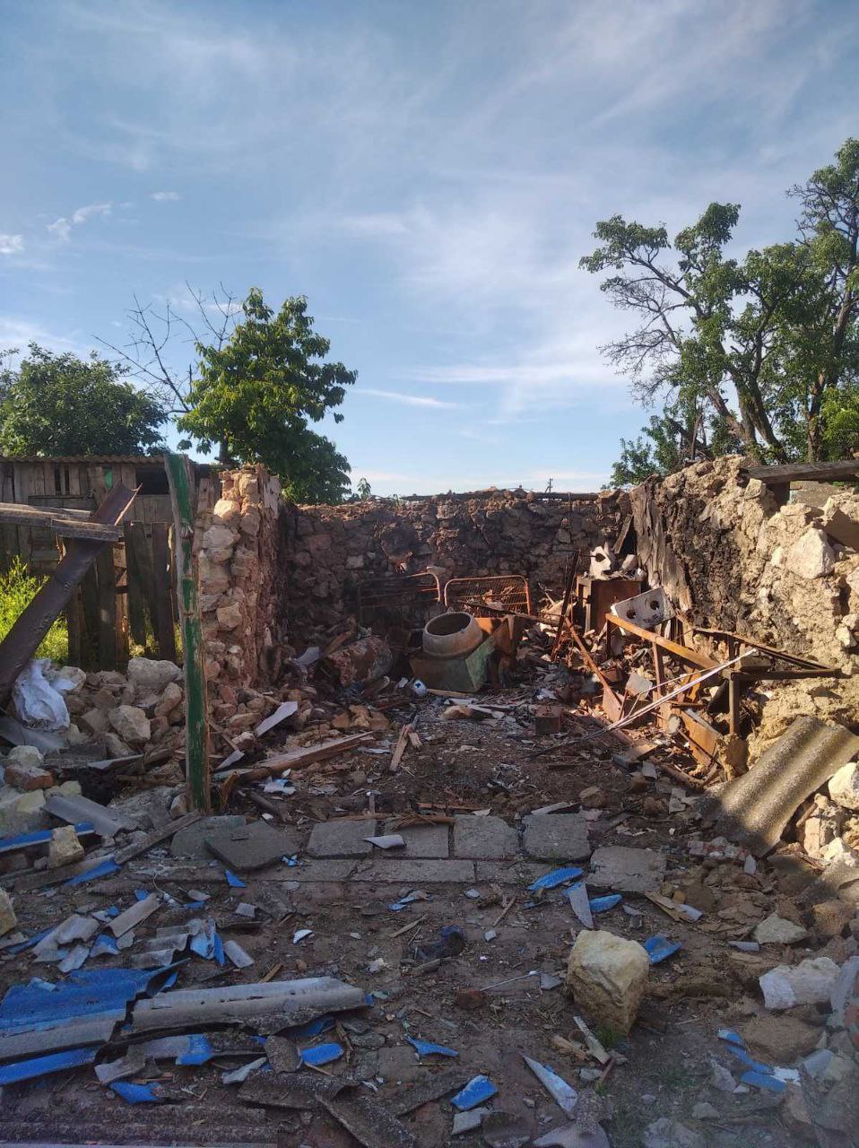 Село в Запорожской области  полностью разрушено (Фото4)