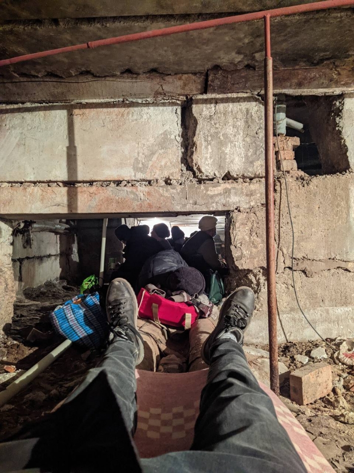 Трое суток жили в самодельной палатке и спали на полу на заправке – парень из оккупированного Мелитополя рассказал о своем пути к свободе 3