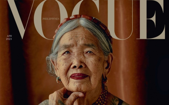 106-летняя мастерица тату из Филиппин стала самой старшей моделью на обложке Vogue
