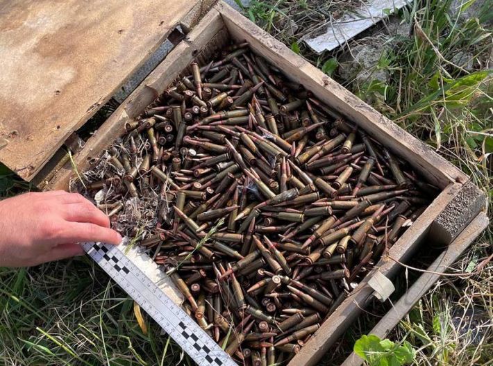 Рашистські поліцаї в Мелітополі знайшли на фермі зброю