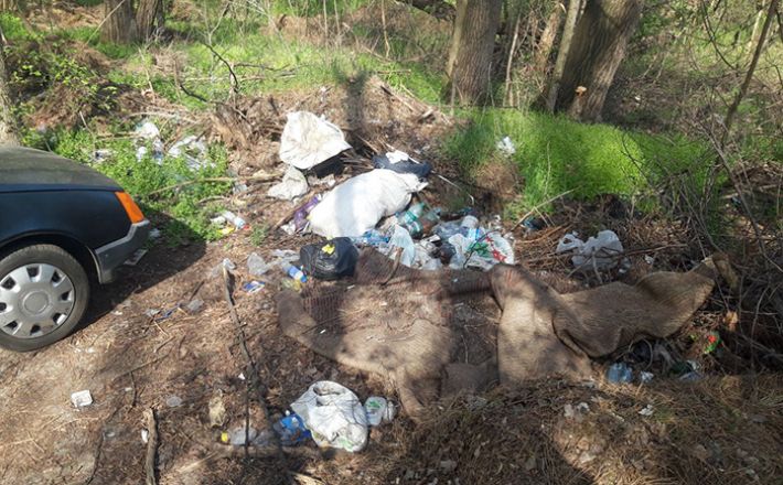 У передмісті Запоріжжя виявили несанкціоноване сміттєзвалище (фото)