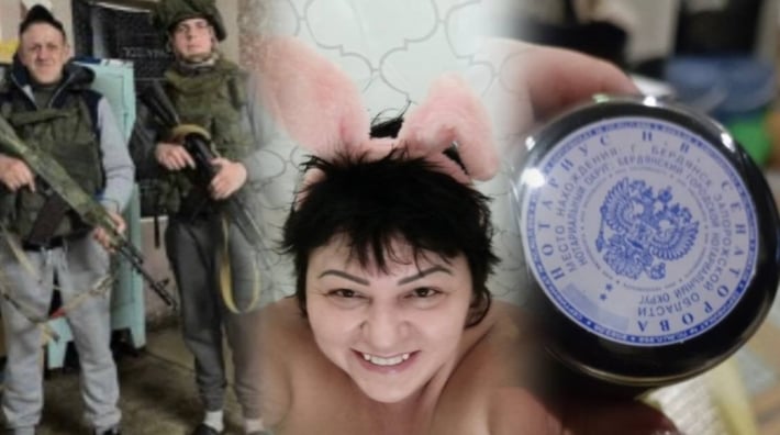 У продажного нотариуса из Мелитополя Беднова появилась конкурентка и уже вляпалась в секс-скандал с военными рф (фото 18+)
