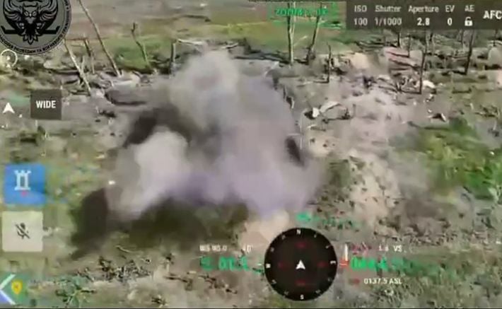 На Запорізькому напрямку оператори дронів атакували штурмові групи окупантів, які намагалися зайти у “сіру зону” (відео)