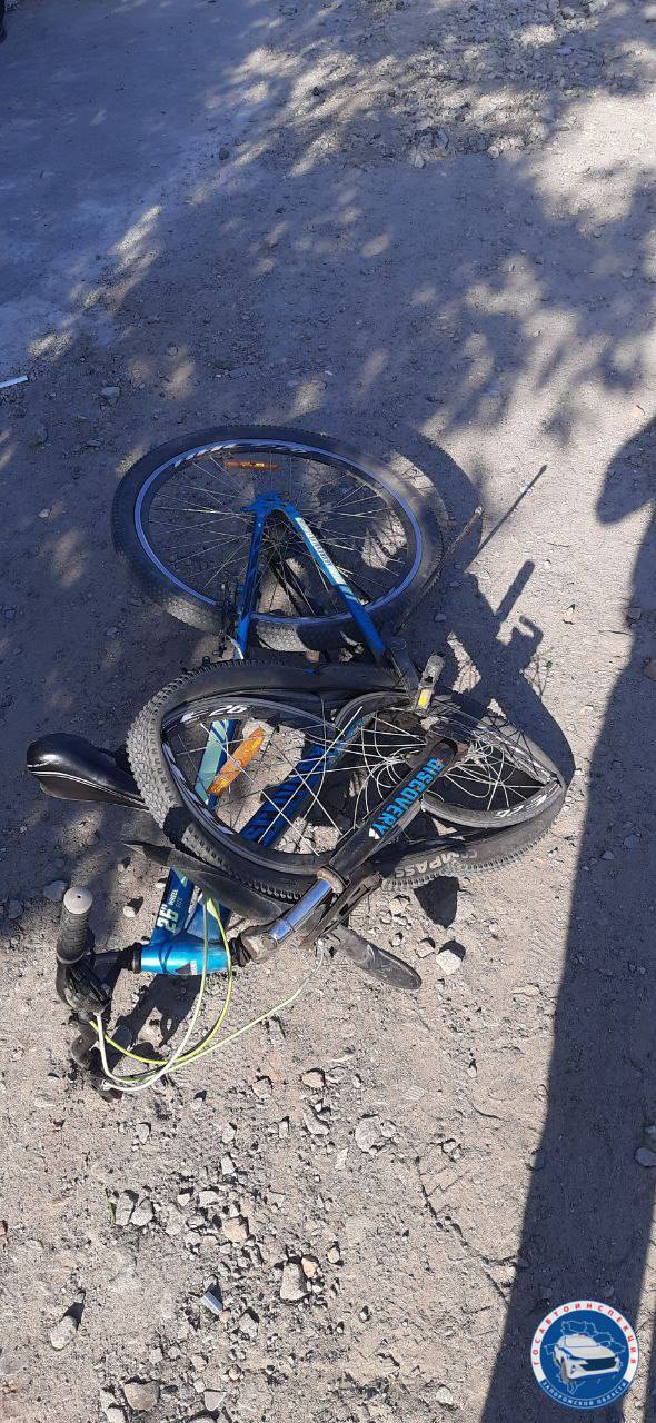 В Мелитополе велосипедист взял на таран легковой автомобиль и разбил ему лобовое стекло (фото)