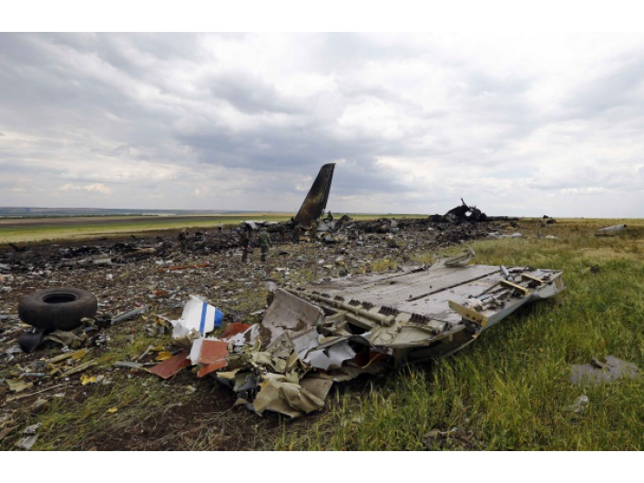 Сбитый Ил-76 фото