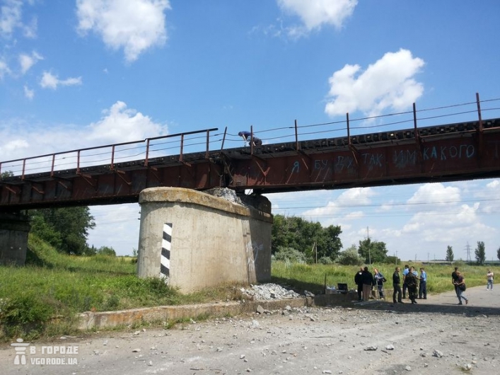 Мост под Запорожьем