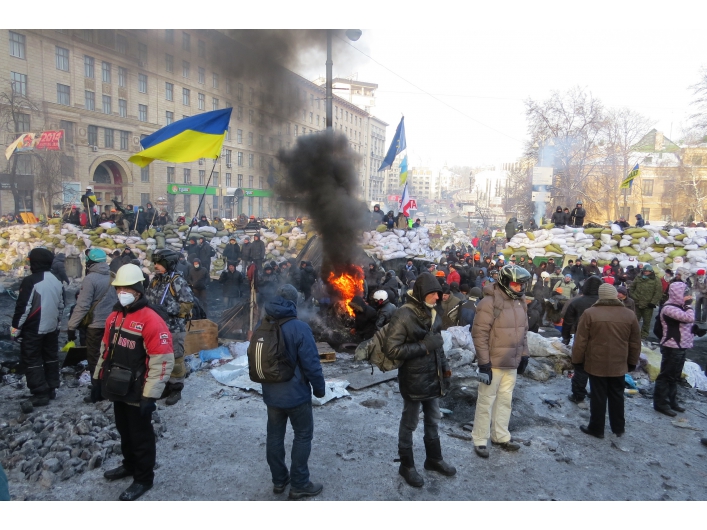 События в Киеве глазами мелитопольского журналиста - ул. Грушевского