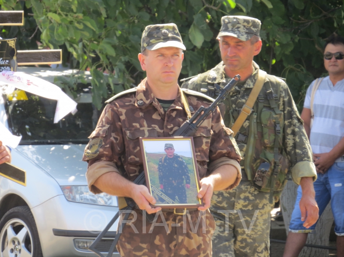 Похороны бойца ВСУ Евгения Иванова
