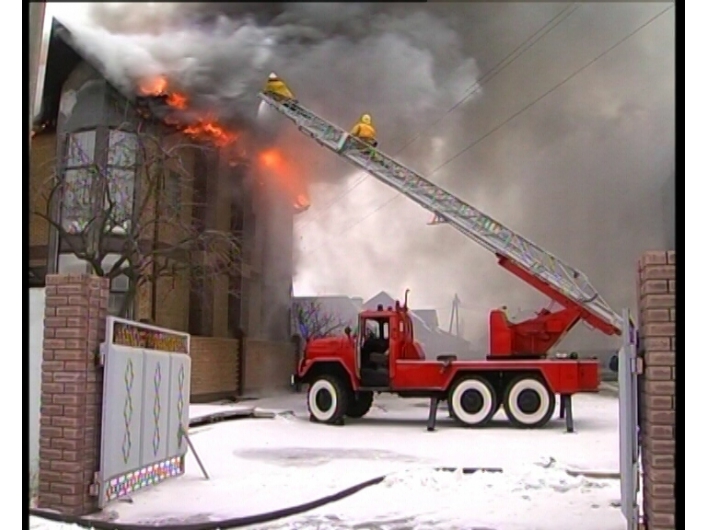 Пожар в Мелитополе на ул. Сидоренко