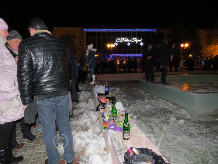 Новогодняя ночь на площади