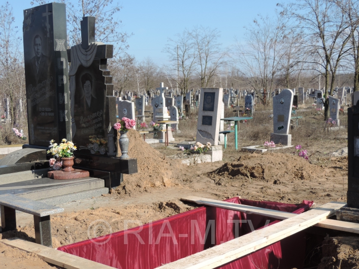 Похороны Сергея Вальтера (кладбище)