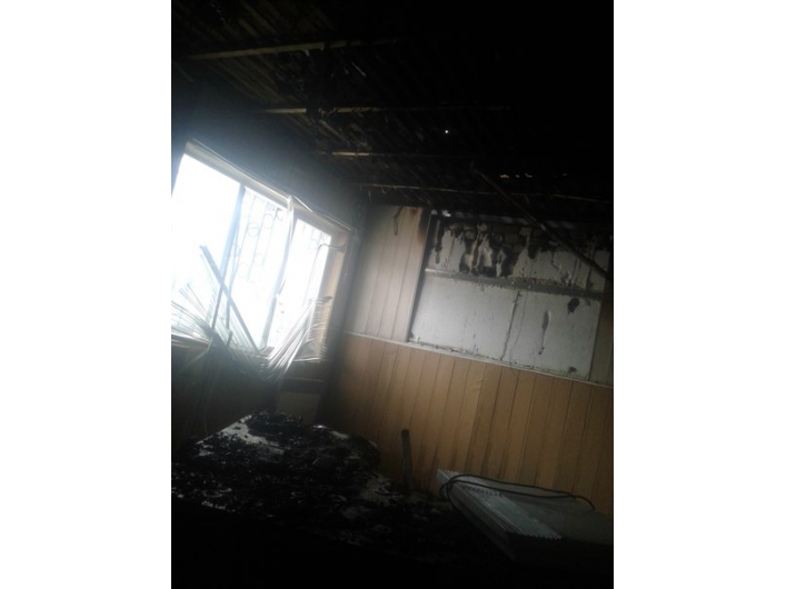 Пожар на заводе в Мелитополе